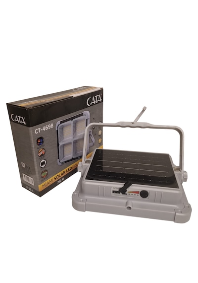 Cata CT-4698 200 W Taşınabilir Powerbank Özellikli Solar LED Projektör