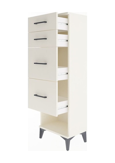 Arges Dolap 4 Çekmeceli 44x30x134 Aytaşı-aytaşı Aytaşı
