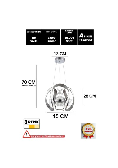 İthal Kasa Xl 3 Renk Kumandalı Led Avize Taç Toplu Gümüş Kasa Büyük Ledli Salon & Oturma Odası Avizesi Gümüş - 874904837 Gümüş - 874904837 Gümüş İthal Kasa Xl 3 Renk Kumandalı Led Avize Taç Toplu Gümüş Kasa Büyük Ledli Salon & Oturma Odası Avizesi Gümüş - 874904837 Gümüş - 874904837 Gümüş