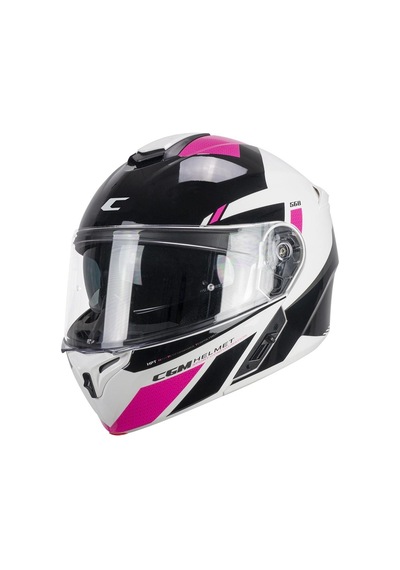 Cgm 568s Ber Sport Çene Açılır Kask Siyah/fuşya-s