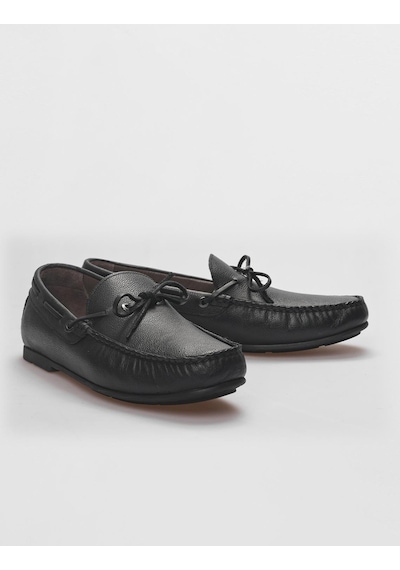 Cabani İpli Fiyonk Detaylı Hakiki Deri Siyah Erkek Loafer-siyah Siyah Cabani İpli Fiyonk Detaylı Hakiki Deri Siyah Erkek Loafer-siyah Siyah