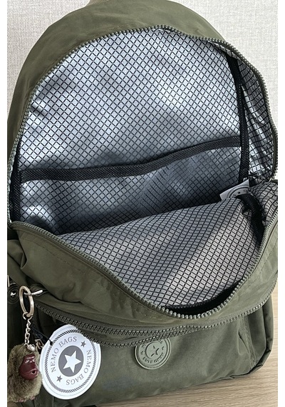 Nemo Bags Haki Orta Boy Okul Çantası