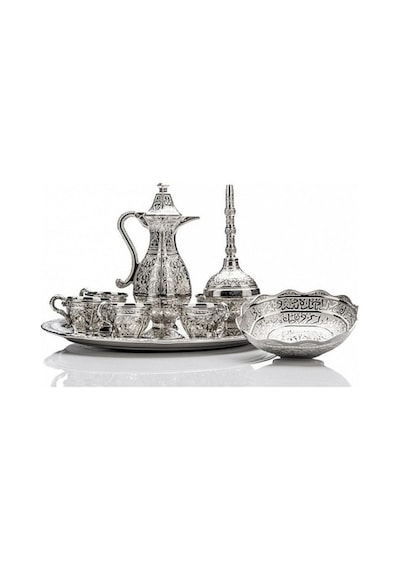 Zemzem Takımı - Ebruli Tam - Gümüş Renk - Hac Ve Umre Hediyelik - (547362033)