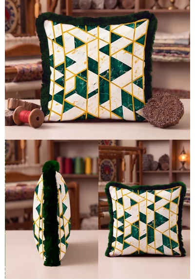 Mermer Geometrik Zümrüt Dekoratif Saçaklı Yastık Kılıfı - Art Deco Yeşil Gri Püsküllü Kırlent Kılıfı Kayıp Atlas Mira Mermer Geometrik Zümrüt Dekoratif Saçaklı Yastık Kılıfı - Art Deco Yeşil Gri Püsküllü Kırlent Kılıfı Kayıp Atlas Mira