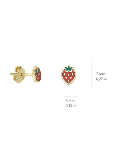 Goldkupe 14 Ayar Altın Çilek Çocuk Küpe 0,96 Gr-889