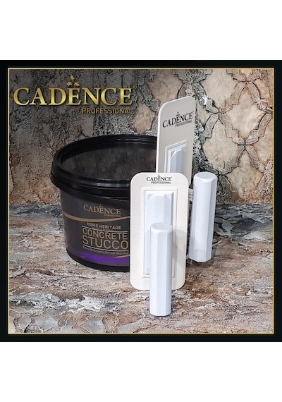 Cadence Concrete Stucco Gri Kalın Son Kat Beton Kaplama 3 Kg