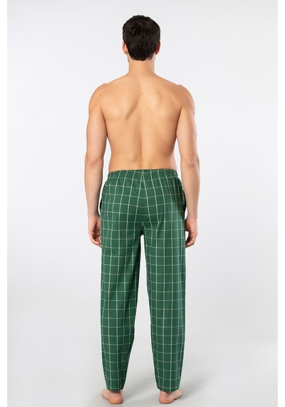 Cacharel Erkek Dokuma Pijama Tek Alt 2240/yeşil 4 Çok Renkli