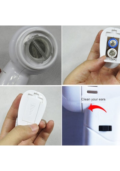 Sones Waxvac Elektrikli Nazik Ve Etkili Kulak Temizleyici Yetişkin Çocuklar Kulak Temizleme Cihazı