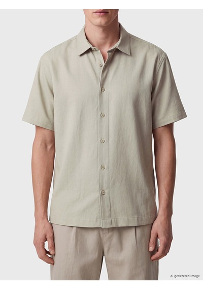 Lcw Vision Bej Regular Fit Dokulu Erkek Gömlek