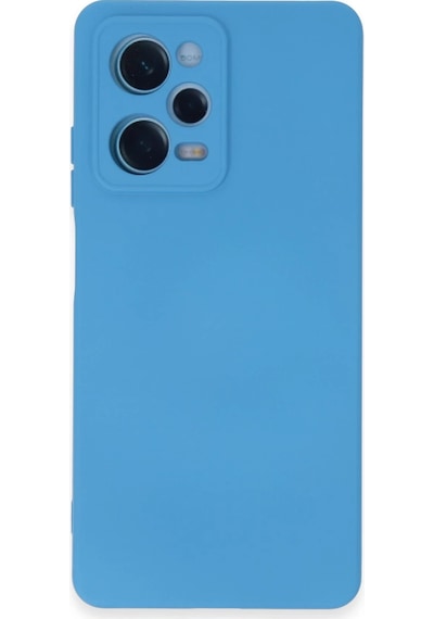 Csmtex 9 Newface Xiaomi Redmi Note 12 Pro 5g Kılıf Nano İçi Kadife Silikon - Mavi