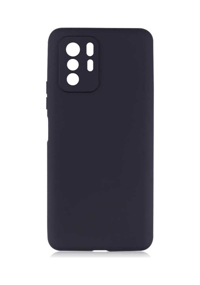 Kilifone - Xiaomi Uyumlu Poco X3 Gt - Kılıf Mat Renkli Esnek Premier Silikon Kapak - Siyah