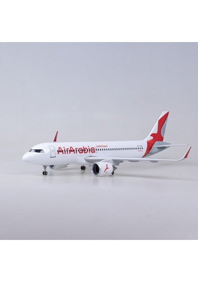 Air Arabia A320 Yolcu Uçağı Model Uçak 1/80 Ölçek 47cm