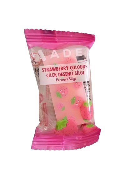 Çilek Silgi Pembe - 1 Adet