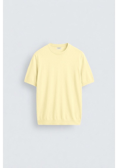 Antioch Comfort Slim Triko T-shirt Sarı