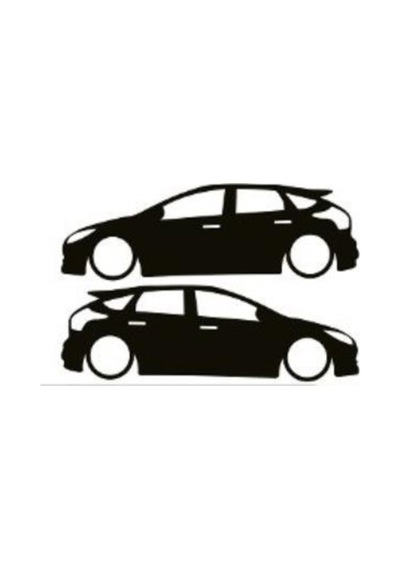 Otomobil Tasarım Oto Sticker Model 10 Siyah 16 6 Cm