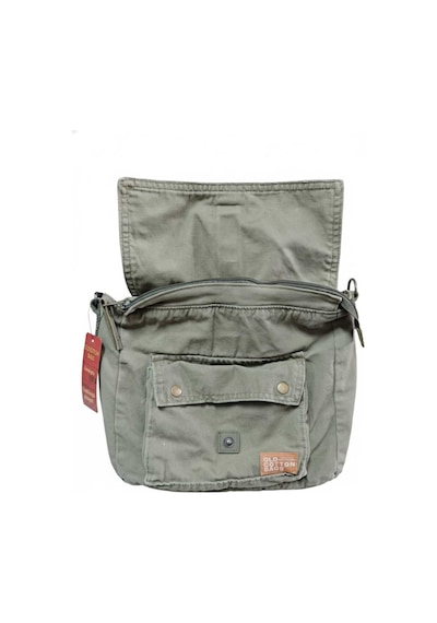 Old Cotton Cargo Branco Bag Postacı Tablet Evrak Laptop Okul Notebook Çantası Haki