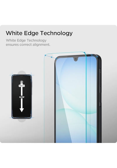 Galaxy A17 / A16 / A26 / M36 / F36 / M17 / M16 İle Uyumlu Ekran Koruyucu Cam Glas.tr Slim 2 Adet - Agl08935
