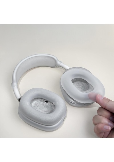 Apple Uyumlu AirPods Max İle Şeffaf Tam Koruma Kılıfı Seti 5 Parça Darbelerden Çizilmelerden Koruma Seti 07