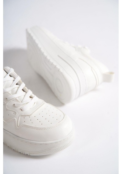 Mubiano Mbnk160-bb Kadın Kalın Taban Beyaz/beyaz Sneaker & Spor Ayakkabı Beyaz/beyaz