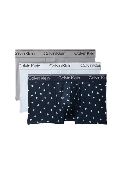 Calvin Klein Low Rıse Trunk 3pk, 53s Beyaz Erkek 3'lü Boxer