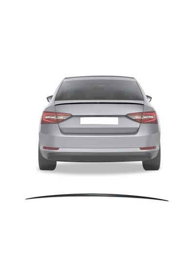 Skoda Super B 2015-2019 Spoiler Piano Black