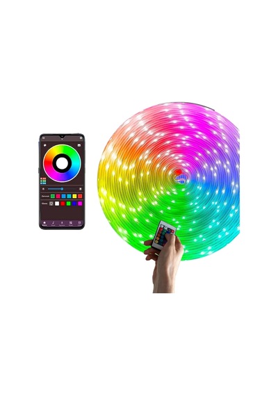 Pixel Rgb Magic Peri Işık - 5v Usb Girişli, Bluetooth Uygulamalı, Uzaktan Kumandalı, Müziğe Duy Diğer