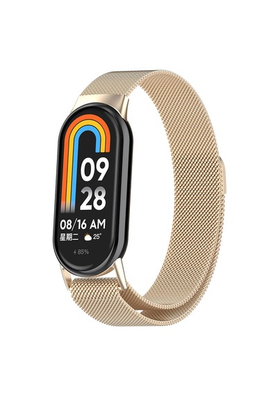 Xiaomi Smart Band 8 Zore Krd-01 Metal Kordon-starlight