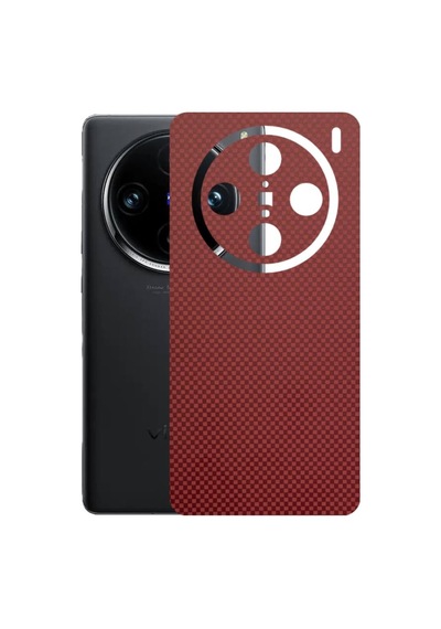 Kapps Vivo X100 Pro İle Uyumlu Fiber Serisi Premium Arka Kapak Kaplama Kenarlar Yoktur 25354366