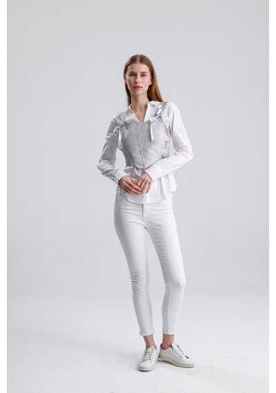L'aura Corset Ophelia Bayan Korse Büstiyer Gri