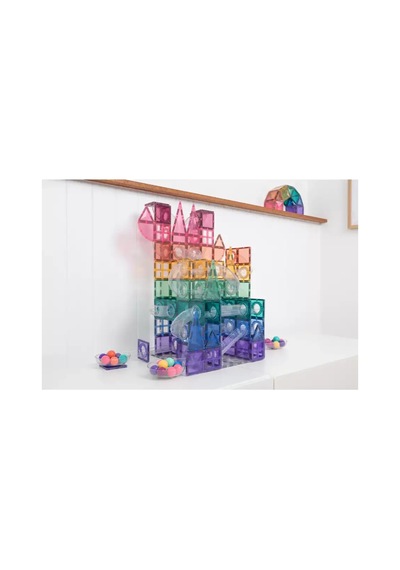 Connetix Pastel Ball Run Expansion Set - 80 Parça Con-eu-p80br