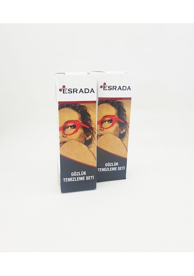 Esrada Gözlük Temizleme Seti Dezenfektan Sprey Mikrofiber Set Spreyset 2' Li Set