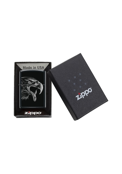 Zippo 218 Regular Black Matte Çakmak Çok Renkli