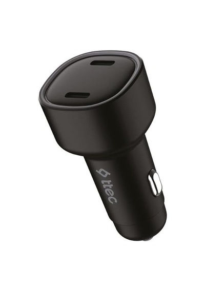Smartcharger Duo Pd 60w Araç Hızlı Şarj Aleti Usb-c+usb-c Siyah