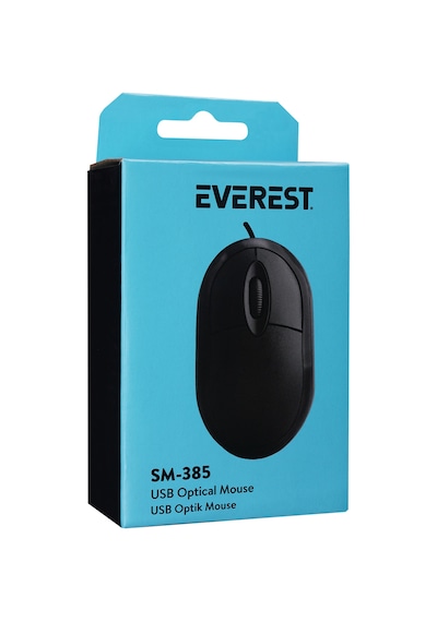 Everest Sm-385 Usb Siyah 1200dpi Optik Mouse