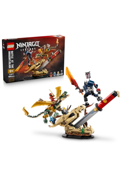 LEGO® NINJAGO® Ejderha Kılıcı Savaşı 71871 - 9 Yaş ve Üzeri Çocuklar için 4 Minifigür İçeren Oyuncak Yapım Seti (1016 Parça)