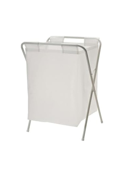 50 Litre Beyaz,katlanır, Çamaşır Sepeti Açılır Kapanır Pratik Kirli Sepeti 50 Lt U42x G43x Y60 Cm Açık Bej