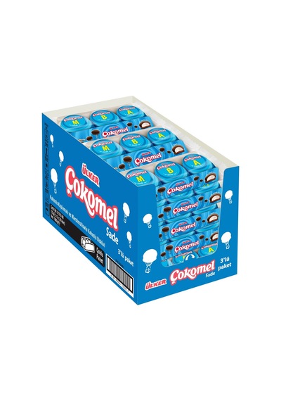 Ülker Çokomel Lokma Marshmallow 30x12g Sade Bisküvi Tarı