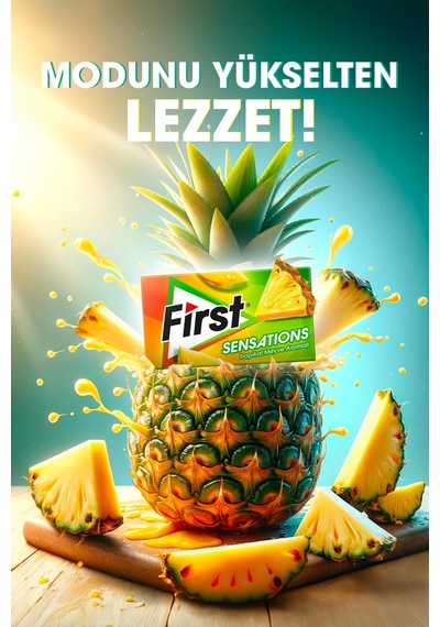 First Sensations Tropikal Meyve Aromalı Sakız 27 Gr - 12 Adet
