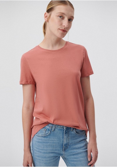 Mavi - Pembe Basic Tişört 1611648-71072 Pembe