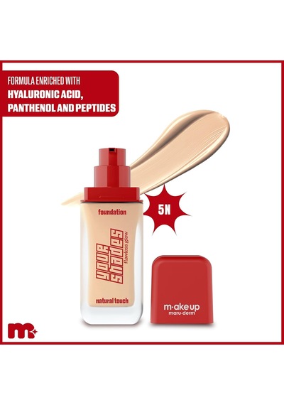 Make Up Maruderm Pürüzsüz Görünüm Sağlayan Yarı Mat Bitişli Uzun Süre Kalıcı Fondöten 5n 30 Ml Çok Renkli