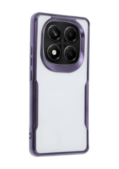 Xiaomi Redmi Note 14 Pro Plus Uyumlu Kılıf Boyi Silikon Kapak - Derin Mor