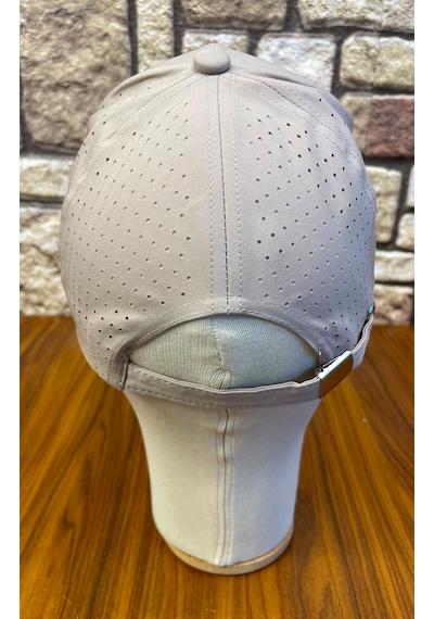 Hamze Paraşüt Mikro Kumaş Yazlık Delikli Unisex Cap Şapka Bej