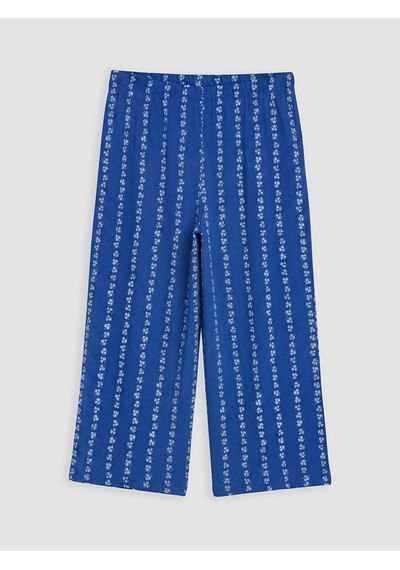 Lcw Dream Lacivert Çiçekli Kadın Kapri Pijama Altı