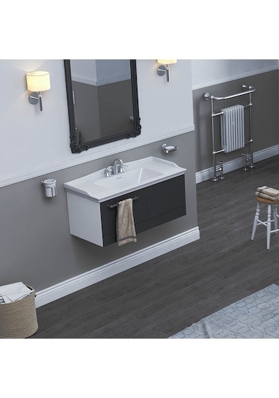 Turkuaz Seramik Cerastyle Kapadokya 65 x 47 CM Etajerli Lavabo