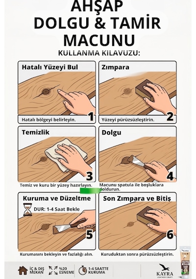 Maun Renk Ahşap Tamir Macunu 125 Ml Mobilya Masa Dolap Sehpa Çizik Çatlak Giderici Parke Çatlak Dolgusu Parke Çizik Tamiri Lamine Parke Ve Ahşap Yüzeyler İçin Onarıcı Macun Tahta Tamirat Macunu Maun Maun Renk Ahşap Tamir Macunu 125 Ml Mobilya Masa Dolap Sehpa Çizik Çatlak Giderici Parke Çatlak Dolgusu Parke Çizik Tamiri Lamine Parke Ve Ahşap Yüzeyler İçin Onarıcı Macun Tahta Tamirat Macunu Maun