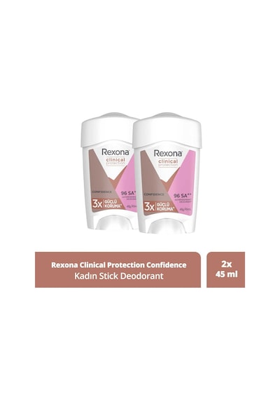 Rexona Kadın Confidence Stick Deodorant 2 x 45 ML
