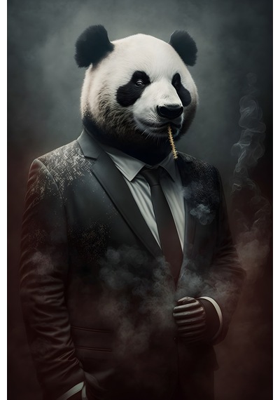 Ceo Panda Ofis Şıklığı Tasarım Cam Tablo