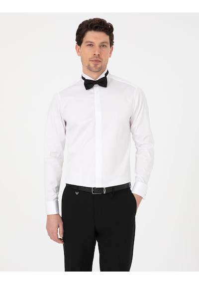 Pierre Cardin Erkek Beyaz Gömlek Smokin 50324027-vr013 Beyaz
