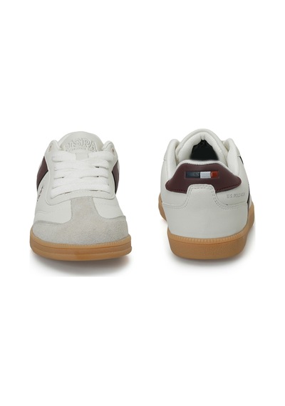 U.S. Polo Assn. U.s. Polo Assn. Sore Pu Bej Kadın Sneaker 000000000102695886 Bej-bordo