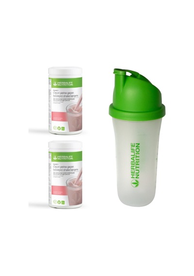 Herbalife Besleyici Shake Ahududu Beyaz Çikolata Aromalı 2adet+shaker Karıştırıcı